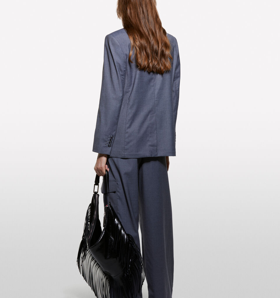 Μπλέιζερ γκρι με ζώνη - μπλέιζερ γυναικεία - Σκουρο Γκρι | Sisley image number 2